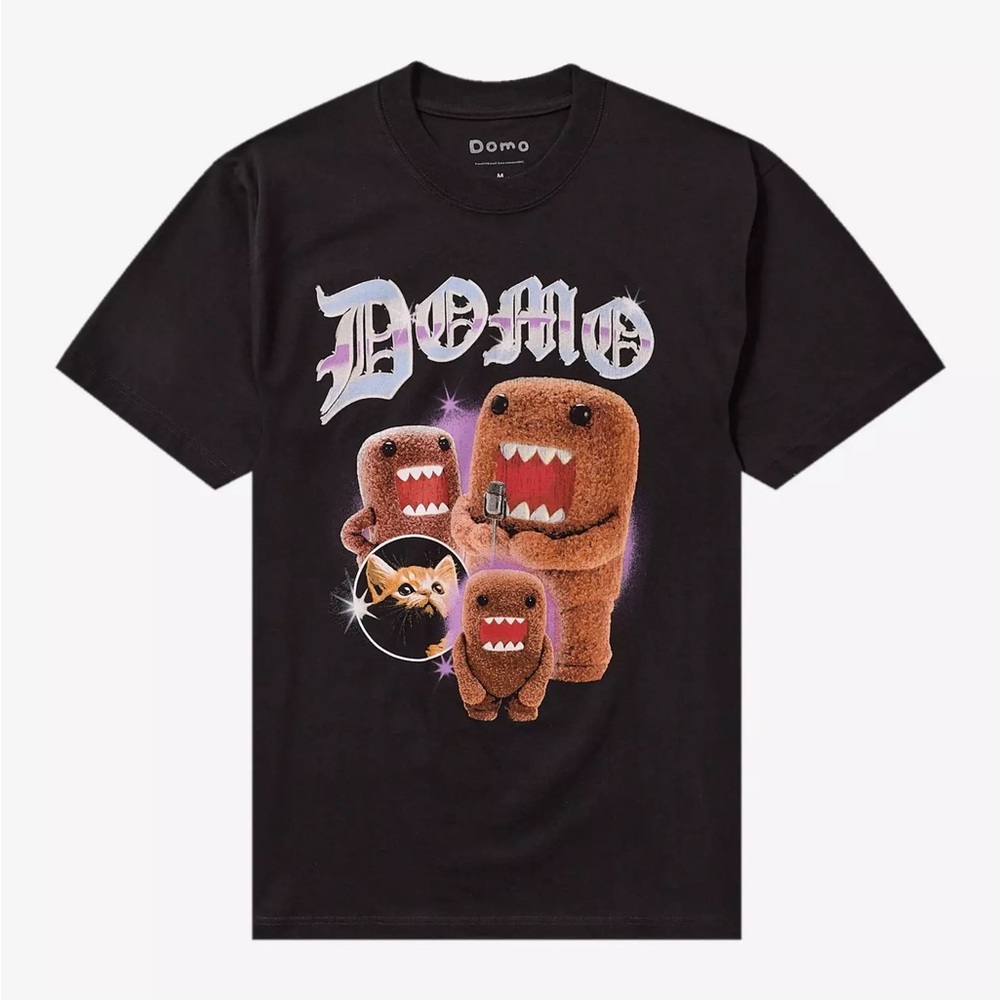 Domo Black Graphic T-Shirt